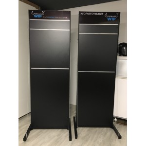 2M HIGH SHOP DISPLAY WITH SLOT WALLS