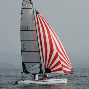 Flat Spinnaker Catamaran F18