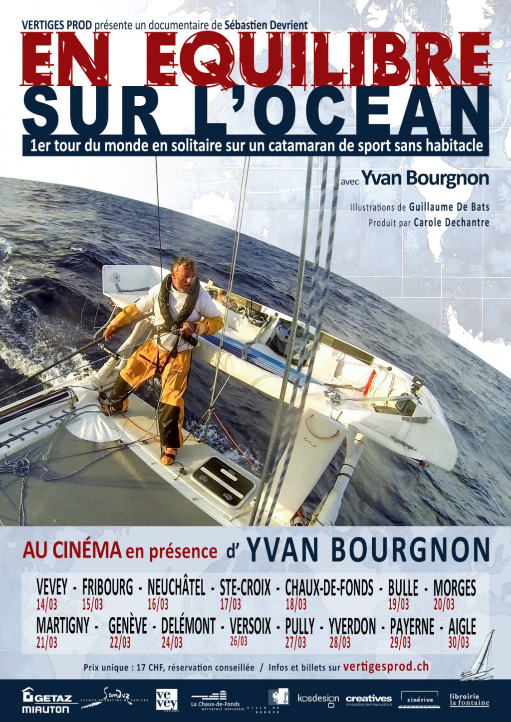 "En Équilibre sur l’Océan" : le film d’un tour du monde sur un catamaran sport